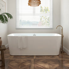 Load image into Gallery viewer, Maui 67" x 31" freestanding bathtub straight bath with Chrome Drain