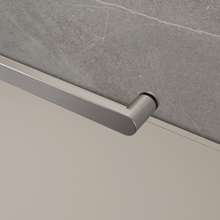 Load image into Gallery viewer, 68" to 72" x 76" Sliding Frameless Soft-Close Shower Door w/Tampered Glass in Brushed Nickel