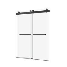 Load image into Gallery viewer, 68 to 72 in x 76 in Sliding Frameless Soft-Close Shower Door with Tampered Glass