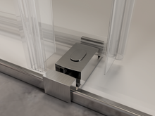 Load image into Gallery viewer, 68" to 72" x 76" Sliding Frameless Soft-Close Shower Door w/Tampered Glass in Brushed Nickel