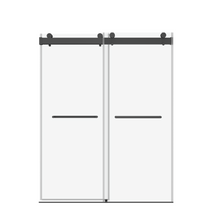 Load image into Gallery viewer, 68 to 72 in x 76 in Sliding Frameless Soft-Close Shower Door with Tampered Glass