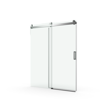 Load image into Gallery viewer, 56 to 60"x 76" H Sliding Frameless Soft-Close Shower Door with Tampered Glass