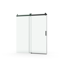 Load image into Gallery viewer, 68” to 72 ”x 76“ Sliding Frameless Soft-Close Shower Door