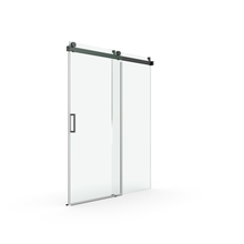 Load image into Gallery viewer, 68” to 72 ”x 76“ Sliding Frameless Soft-Close Shower Door