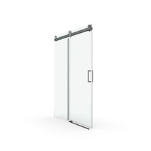 Load image into Gallery viewer, 56 to 60"x 76" H Sliding Frameless Soft-Close Shower Door with Tampered Glass