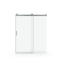 Load image into Gallery viewer, 56” to 60” x 76“ Sliding Frameless Soft-Close Shower Door with Tampered Glass