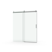 Load image into Gallery viewer, 68“ to 72” x 76“ Sliding Frameless Soft-Close Shower Door in Brushed Nickel