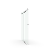 Load image into Gallery viewer, 68“ to 72” x 76“ Sliding Frameless Soft-Close Shower Door in Brushed Nickel