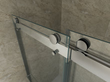 Load image into Gallery viewer, 68~72in x 76in Sliding Frameless Soft-Close Shower Door with Tampered Glass