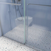 Load image into Gallery viewer, 56" to 60" x 76" Sliding Frameless Soft-Close Shower Door in Chrome