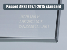 Load image into Gallery viewer, 60" 76" Frameless Shower Door with Stainless Steel & Explosion-Proof Glass
