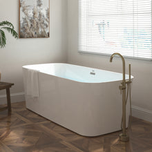 Load image into Gallery viewer, Maui 67" x 31" freestanding bathtub straight bath with Chrome Drain