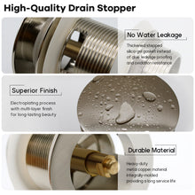 Load image into Gallery viewer, Pop-up Drain for FerdY Freestanding Bathtub, Chrome, cUPC Certification