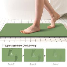 Load image into Gallery viewer, FerdY 16"×24" Quick Drying Bath Mat Bath Rug Green