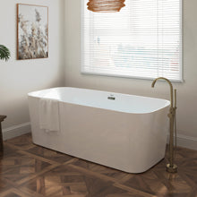 Load image into Gallery viewer, Maui 67" x 31" freestanding bathtub straight bath with Chrome Drain