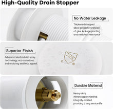 Load image into Gallery viewer, Pop-up Drain for FerdY Freestanding Bathtub, Chrome, cUPC Certification