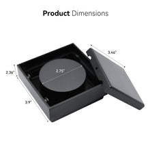 Load image into Gallery viewer, FerdY 4" Square Shower Floor Drain, Tile Recessed with Removable Hidden Cover, Stainless Steel, Matte Black Floor Drain for Bathroom