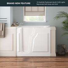 Load image into Gallery viewer, FerdY Floridian 52" x 30" Walk-in Whirlpool Bathtub with Left-Side Door Opening
