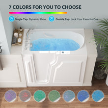 Load image into Gallery viewer, FerdY Floridian 52" x 30" Walk-in Whirlpool Bathtub with Left-Side Door Opening