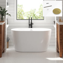 Load image into Gallery viewer, Bali 47'' x 25'' Freestanding bathtubs Soaking Bathtub with Gold Drain