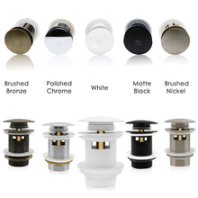 Load image into Gallery viewer, Pop-up Drain for FerdY Freestanding Bathtub, Chrome, cUPC Certification