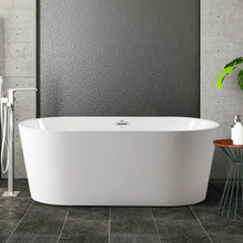 Load image into Gallery viewer, Shangri-La 59" x 30" freestanding oval bath - FERDY BATH