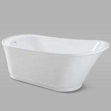 Load image into Gallery viewer, Langkawi 69" x 30" freestanding bath, deck mounted faucet ready - brushed nickel drain - FERDY BATH