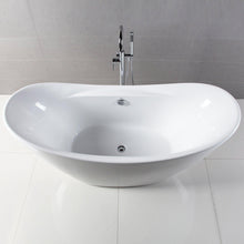 Load image into Gallery viewer, Boracay 68" x 29" freestanding bath with center toe-tap drain - FERDY BATH