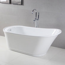 Load image into Gallery viewer, Langkawi 59" x 29" freestanding bath in slipper style, deck mounted faucet ready - FERDY BATH