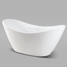 Load image into Gallery viewer, Boracay 68" x 29" freestanding bath with brushed nickel drain - FERDY BATH