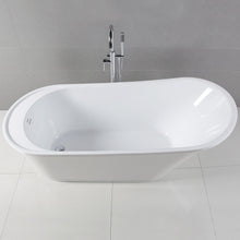 Load image into Gallery viewer, Langkawi 69" x 30" freestanding bath in slipper style, deck mounted faucet ready - FERDY BATH