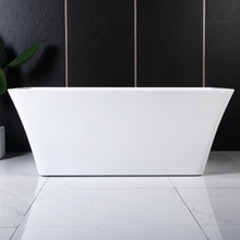 Load image into Gallery viewer, Sentosa 59" x 30" freestanding straight bath - brushed nickel drain - FERDY BATH