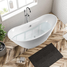 Load image into Gallery viewer, Boracay 68" x 29" freestanding bath with center toe-tap drain - FERDY BATH