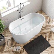 Load image into Gallery viewer, Shangri-La 59" x 30" freestanding oval bath - FERDY BATH