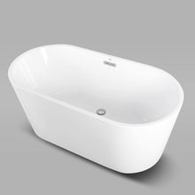 Load image into Gallery viewer, Shangri-La 55" x 28" freestanding oval bath - FERDY BATH