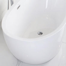 Load image into Gallery viewer, Naha 67" x 31" freestanding bath with center toe-tap drain - FERDY BATH