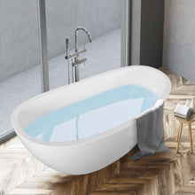 Load image into Gallery viewer, Naha 67" x 31" freestanding bath with center toe-tap drain - FERDY BATH