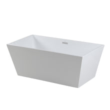 Load image into Gallery viewer, Palawan 59" x 30" freestanding bathtub rectangle contemporary tub