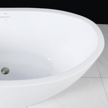 Load image into Gallery viewer, Naha 67" x 31" freestanding bath with brushed nickel drain - FERDY BATH