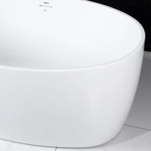 Load image into Gallery viewer, Tahiti 67" x 31" freestanding oval bath - brushed nickel drain - FERDY BATH