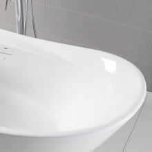 Load image into Gallery viewer, Boracay 68" x 29" freestanding bath with brushed nickel drain - FERDY BATH