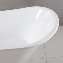 Load image into Gallery viewer, Langkawi 69" x 30" freestanding bath, deck mounted faucet ready - brushed nickel drain - FERDY BATH