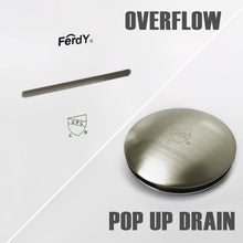 Load image into Gallery viewer, Bali 59" x 28" freestanding oval bath - brushed nickel drain - FERDY BATH