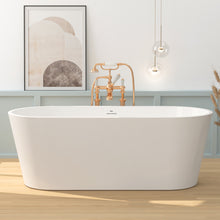 Load image into Gallery viewer, Shangri-La Elite 67" x 30" freestanding tub - brushed nickel drain