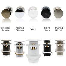 Load image into Gallery viewer, Pop-up Drain for FerdY Freestanding Bathtub, Matte Black Finish, cUPC Certification