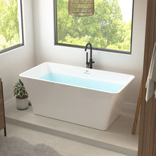 Load image into Gallery viewer, Sentosa 59" x 30" freestanding straight bath
