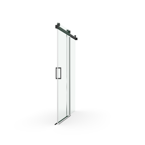 56 to 60"x 76" H Sliding Frameless Soft-Close Shower Door with Tampered Glass