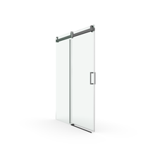 Load image into Gallery viewer, 56 to 60&quot;x 76&quot; H Sliding Frameless Soft-Close Shower Door with Tampered Glass
