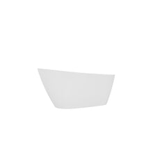 Load image into Gallery viewer, 59&quot; Acrylic Freestanding Bathtub Soaking Tub with Brushed Nickel Toe-tap Drain
