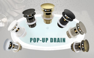 Pop-up Drain for FerdY Freestanding Bathtub, Chrome, cUPC Certification